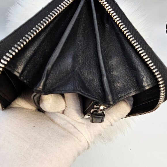 Dior  Cannage Pattern Patent Leather Continental Wallet - Picture 10 of 17